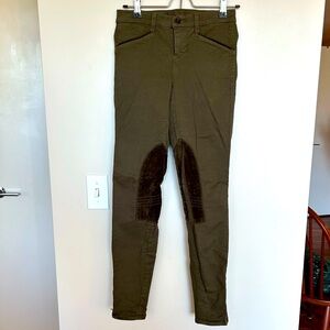 J.Brand Jodhpur Style Jean with Velvet Knee Detail